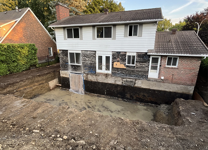 Agrandissement de maison sur la Rive-Sud.