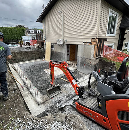 Agrandissement de maison