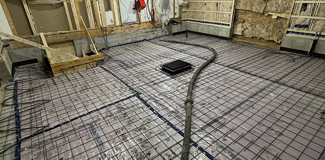 Dalle de garage par Excavation HEBR en Montérégie.