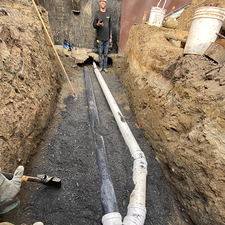 Remplacement d'entrée et sortie d'eau
