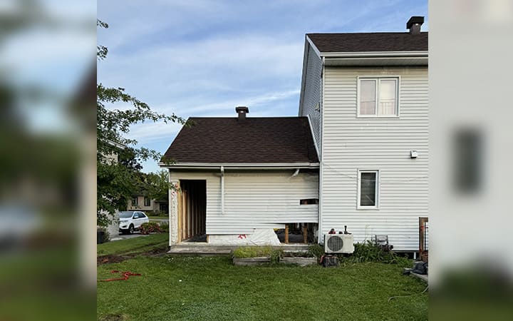 Construction et Agrandissement - Avant