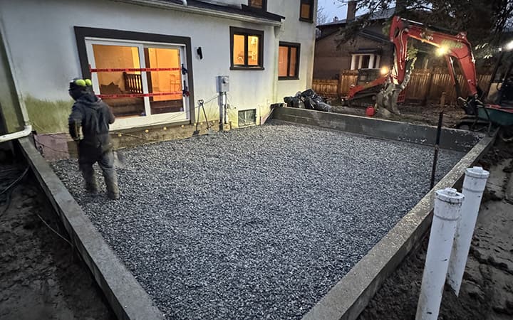 Coffrage de fondation