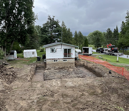 excavation rive-sud
