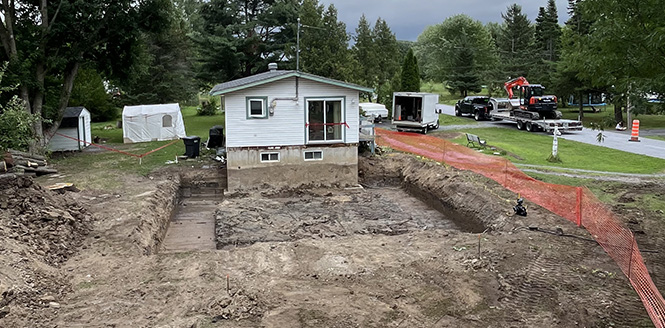 excavation rive-sud