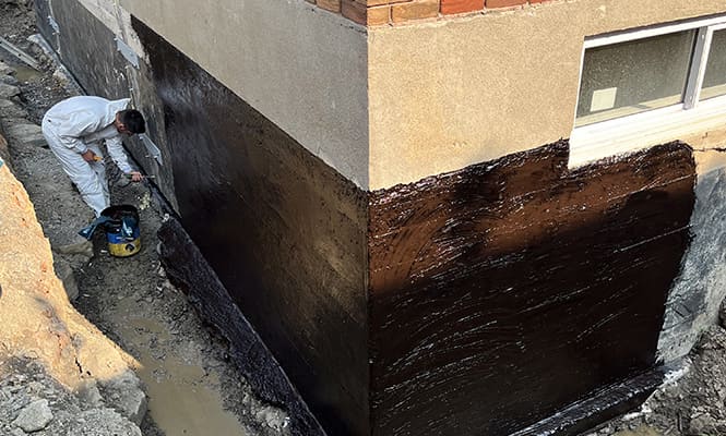 Imperméabilisation de fondation