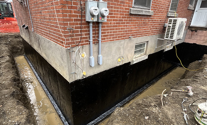 Foundation waterproofing