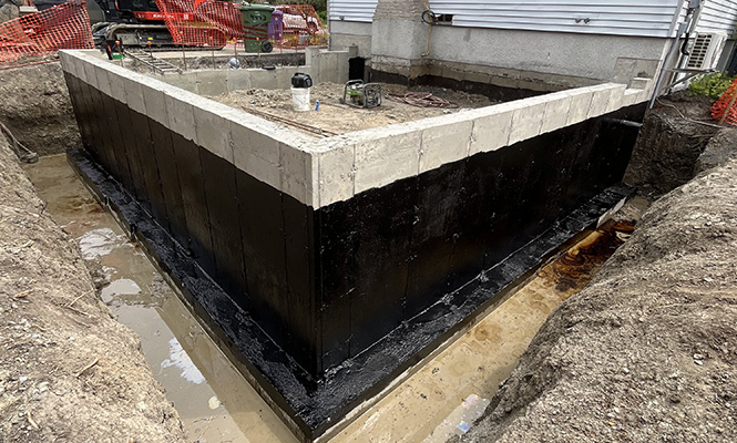 Foundation waterproofing
