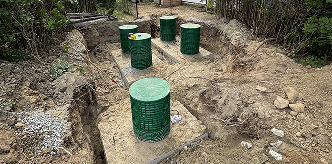 Septic tank Soluo Installation.